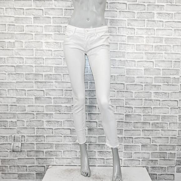 MOTHER Women's Bright White Skinny Jeans - Picture 1 of 12